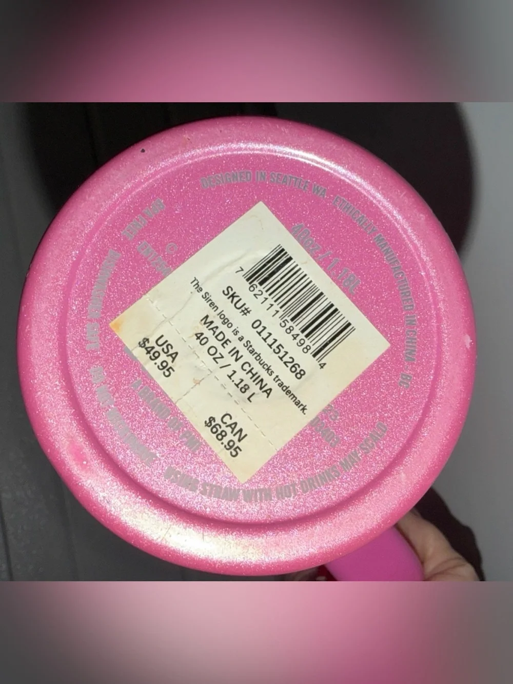 Stanley x Starbucks Winter Pink 40oz Tumbler 2024 LIMITED EDITION